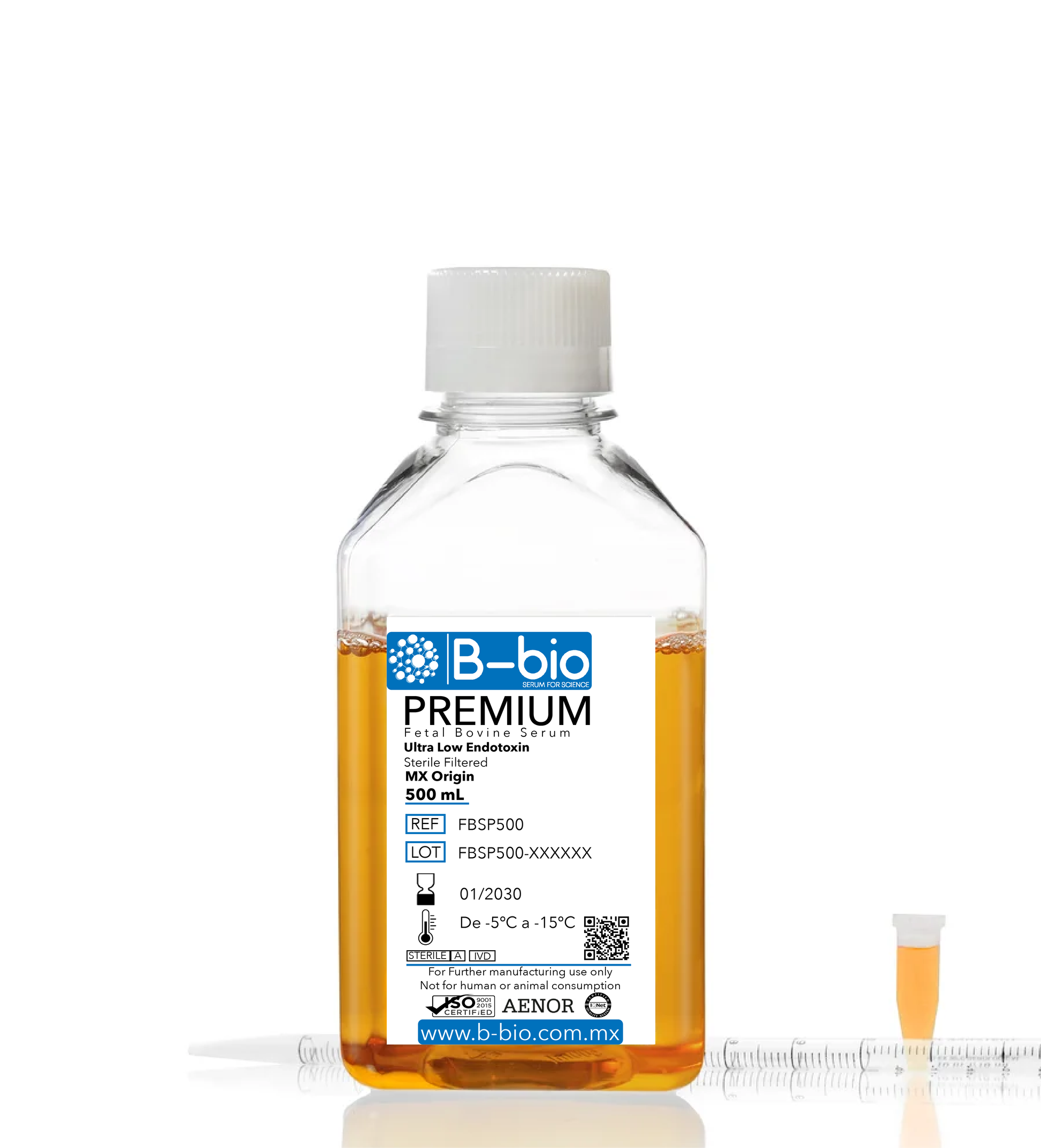 Suero Fetal Bovino FBS PREMIUM 500 ml