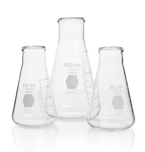 26650-125  KIMAX® MATRAZ ERLENMEYER BOCA ANCHA GRADUADO 125 ML